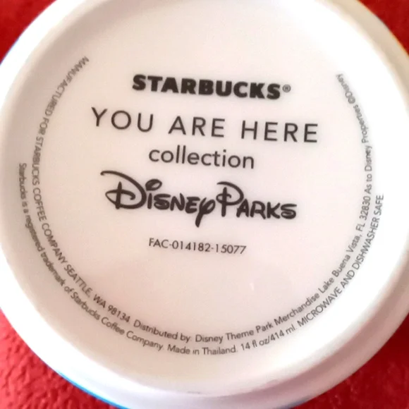 DISNEY AND STARBUCKS "YOU ARE HERE" COLLECTION MUG - Picture 4 of 9